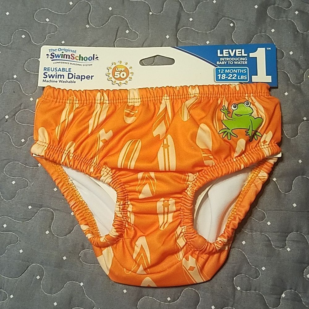 Swim school reusable swim diaper 12 months